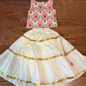 Girls Indian Lengha size 2-3